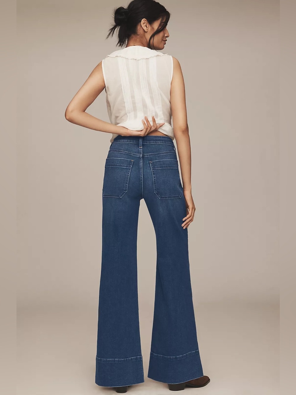 Rylan relaxed high rise Flare Jeans by Pilcro Anthropologie size 26 - Picture 2 of 14